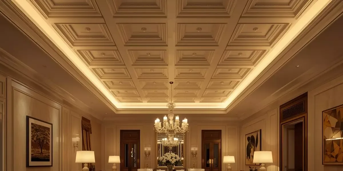 Coffered-Ceiling-Inner-Edge-Cove-Lighting