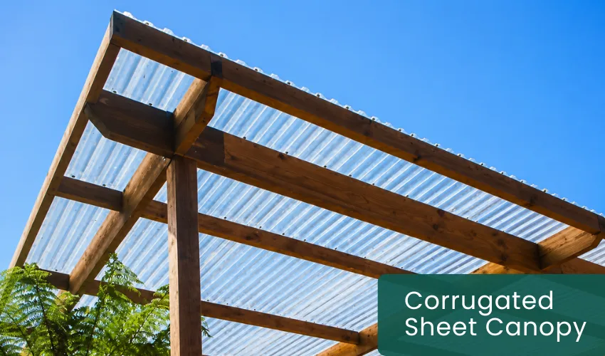 Corrugated Sheet Canopy (Profile)
