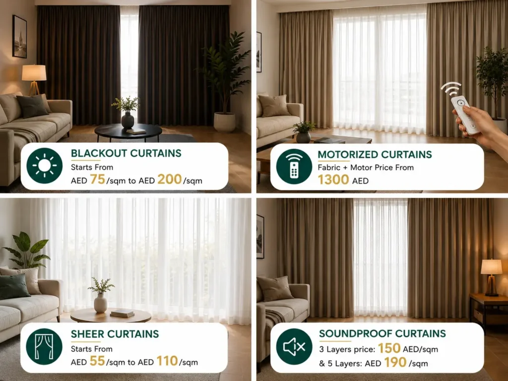Curtains Dubai Price By Floorland