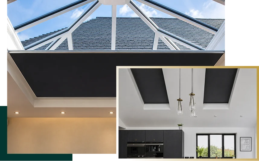 Custom blackout skylight shade