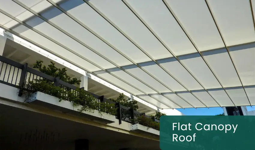 Flat Canopy Roof