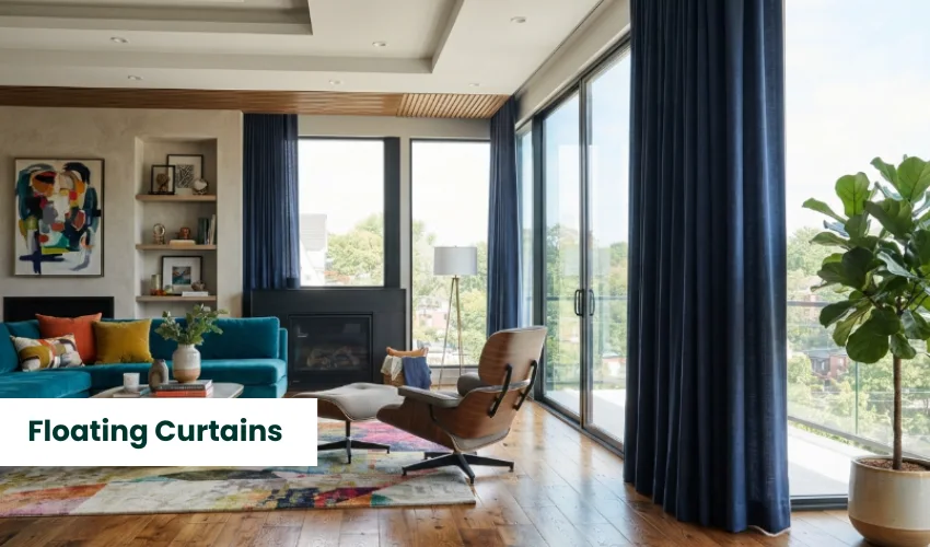 Floating Curtains