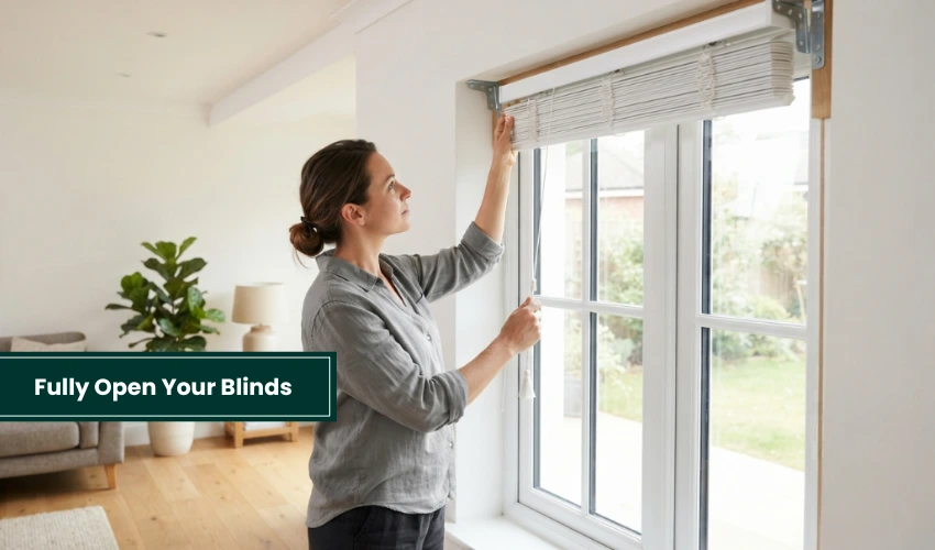 Fully Open Your Blinds