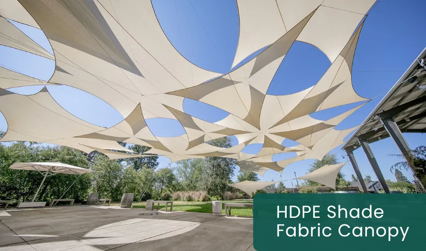 HDPE Shade Fabric Canopy