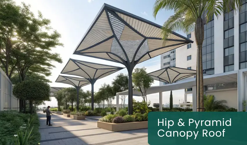 Hip & Pyramid Canopy Roof