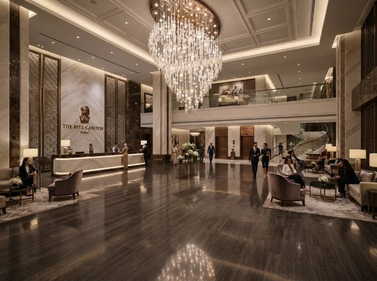 SPC flooring for hotel dubai