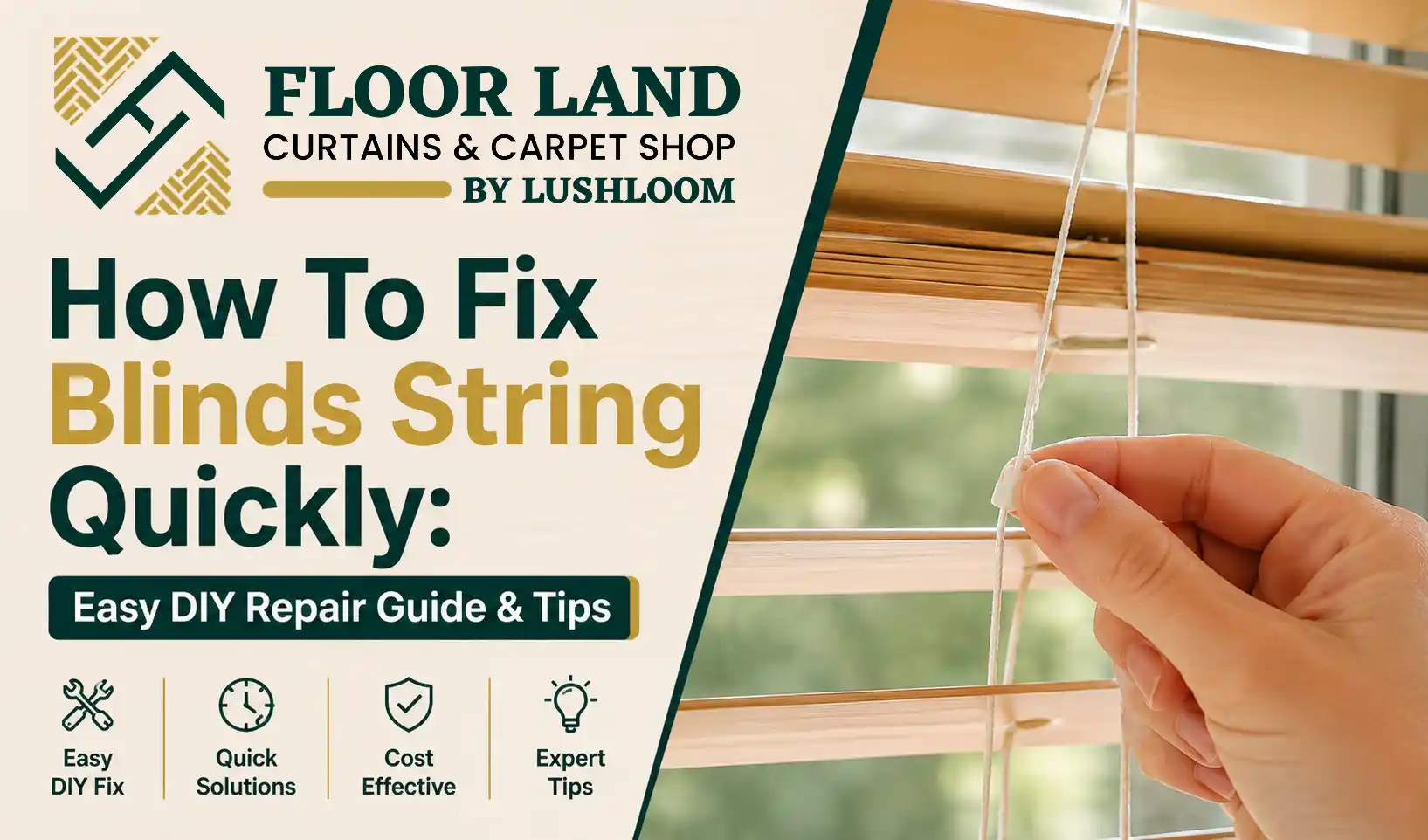 How To Fix Blinds String Quickly Easy DIY Repair Guide & Tips