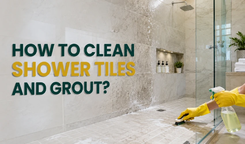 How to Clean Shower Tiles and Grout - Floor Land AE