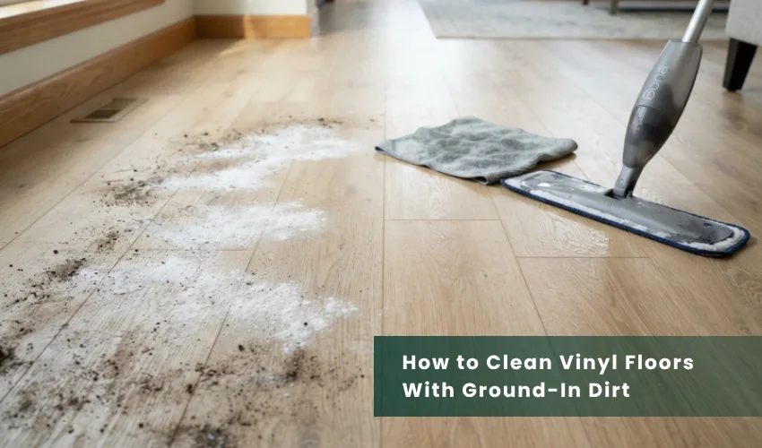How to Clean Vinyl Floors With Ground-In Dirt