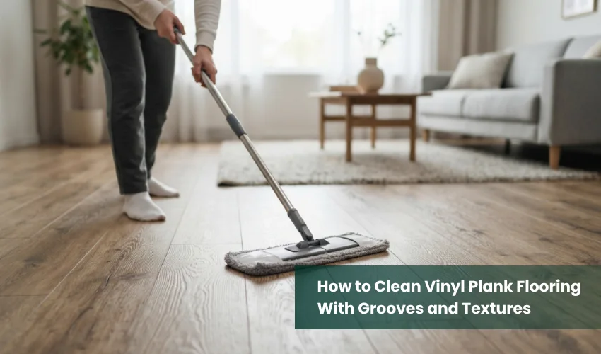 How to Clean Vinyl Plank Flooring With Grooves and Textures