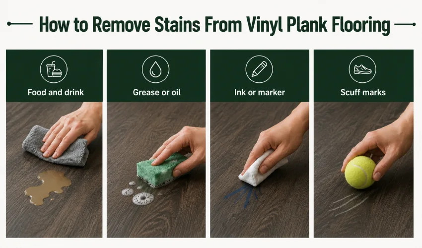 How to Remove Stains From Vinyl Plank Flooring