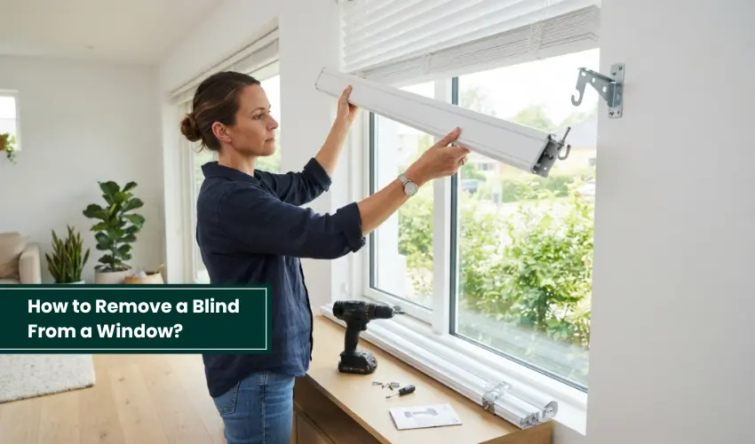 How to Remove a Blind From a Window