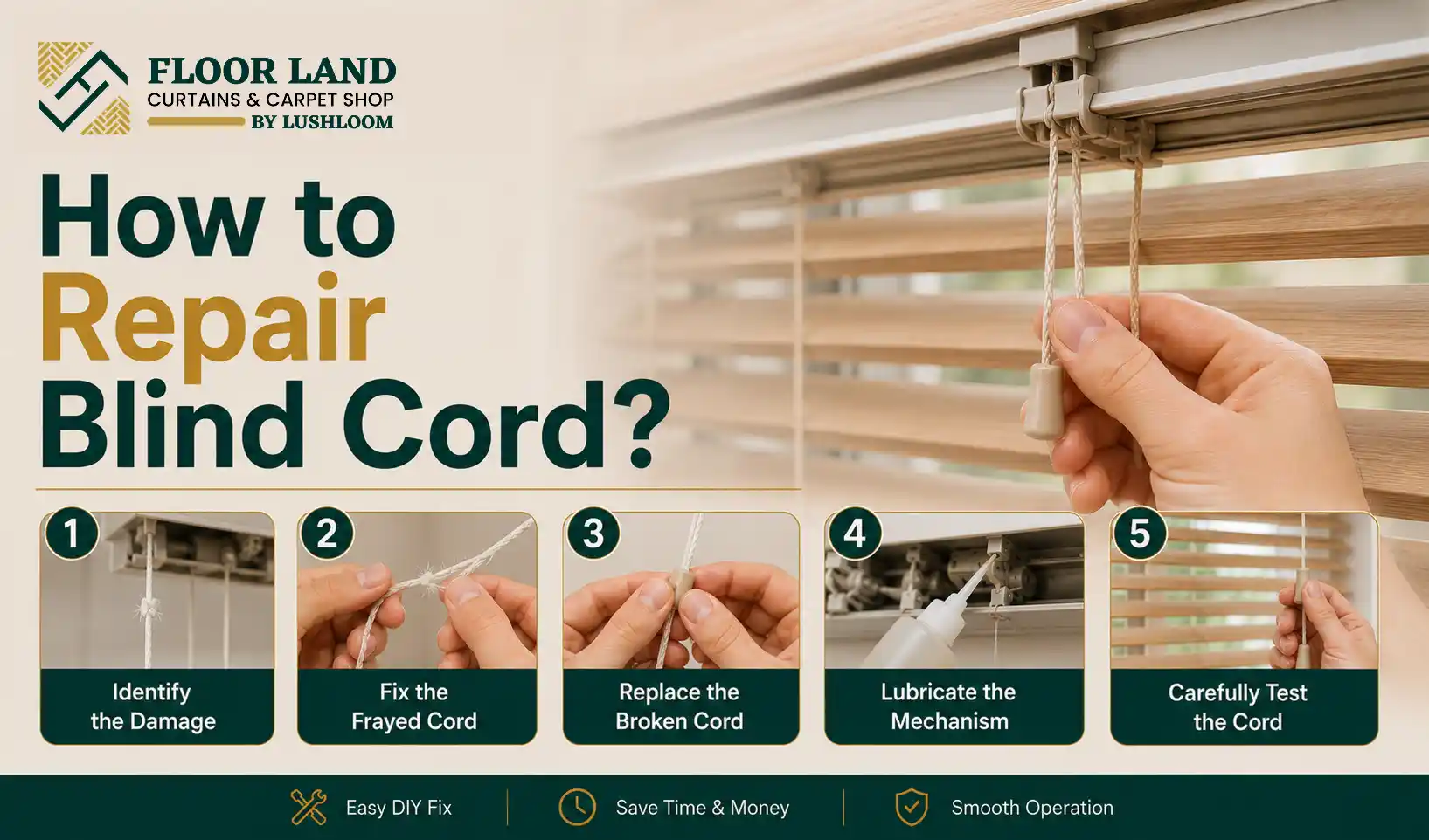 How to Repair Blind Cord