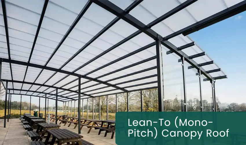 Lean-To (Mono-Pitch) Canopy Roof