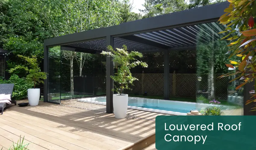 Louvered Roof Canopy