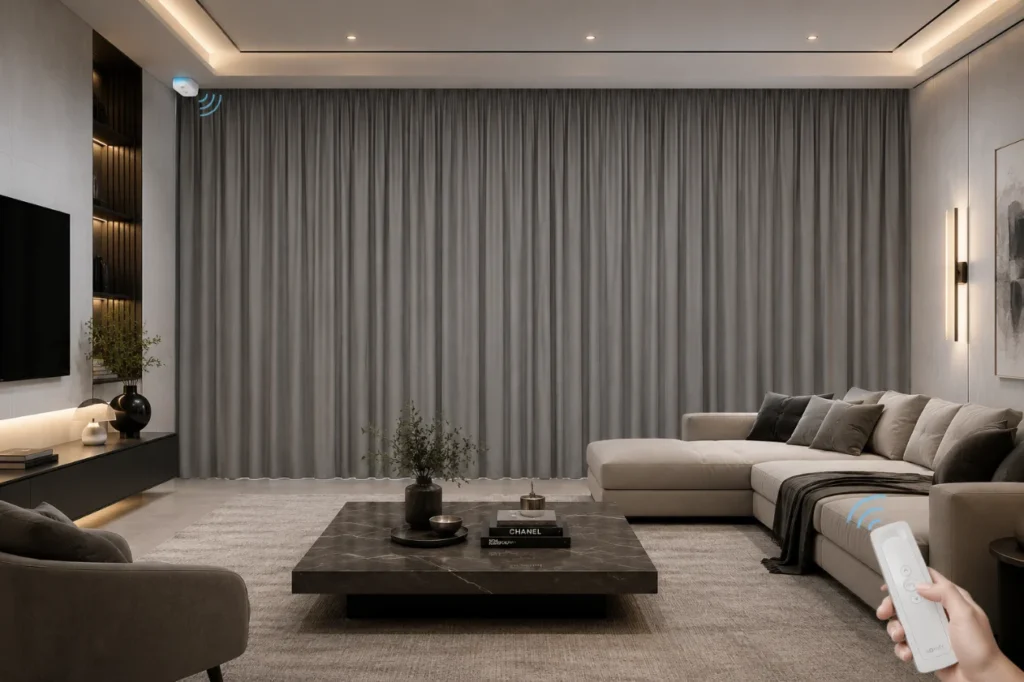 best Motorized Curtains in dubai