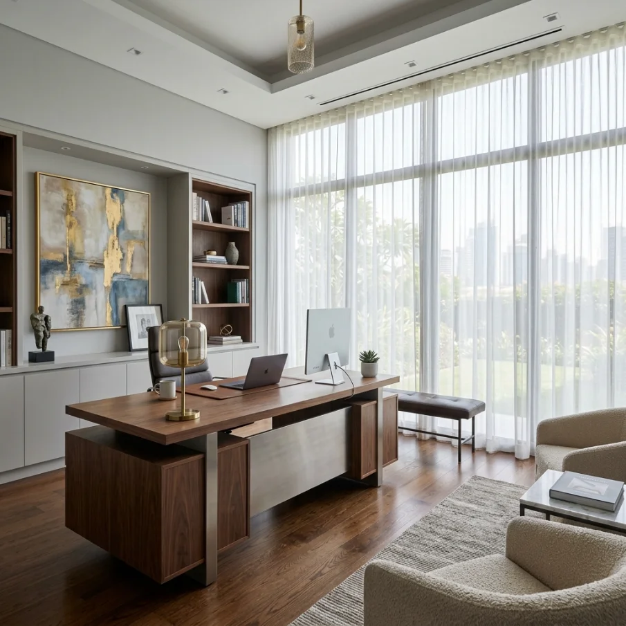 Office Sheer Curtains Dubai