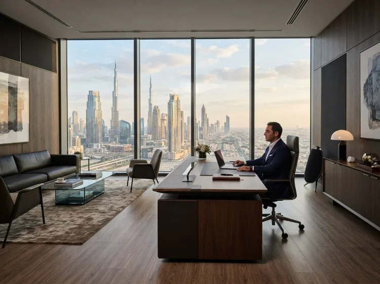 SPC flooring for office dubai