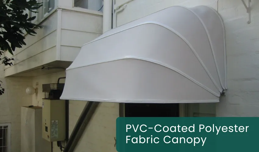 PVC-Coated Polyester Fabric Canopy