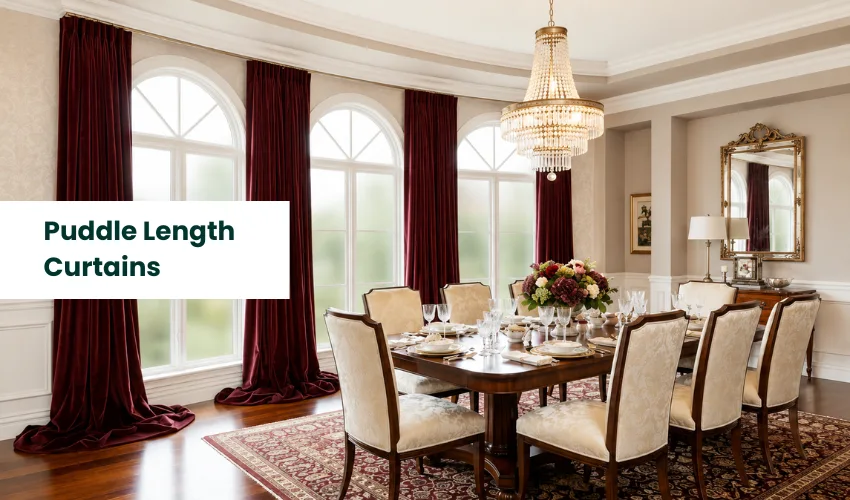 Puddle Length Curtains