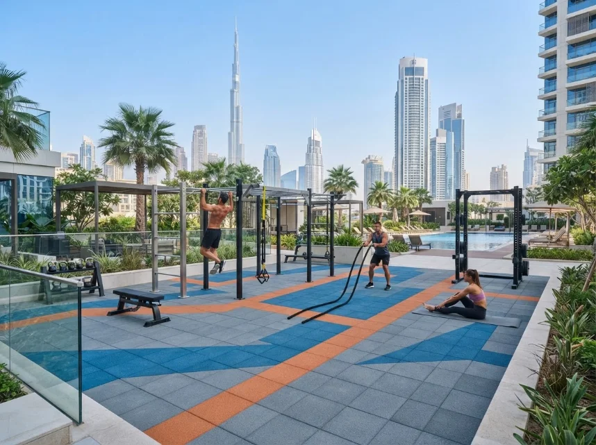 Rubber Outdoor Flooring