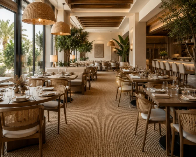 Sisal carpets for restaurants dubai