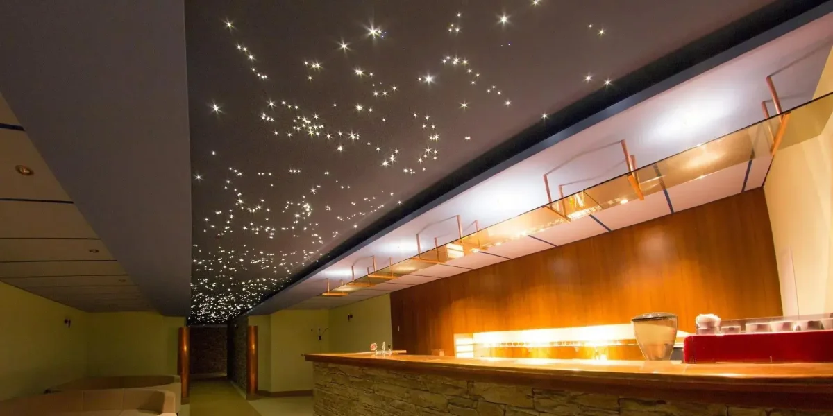 Starry Night Ceiling Fiber Optic Cove Lighting