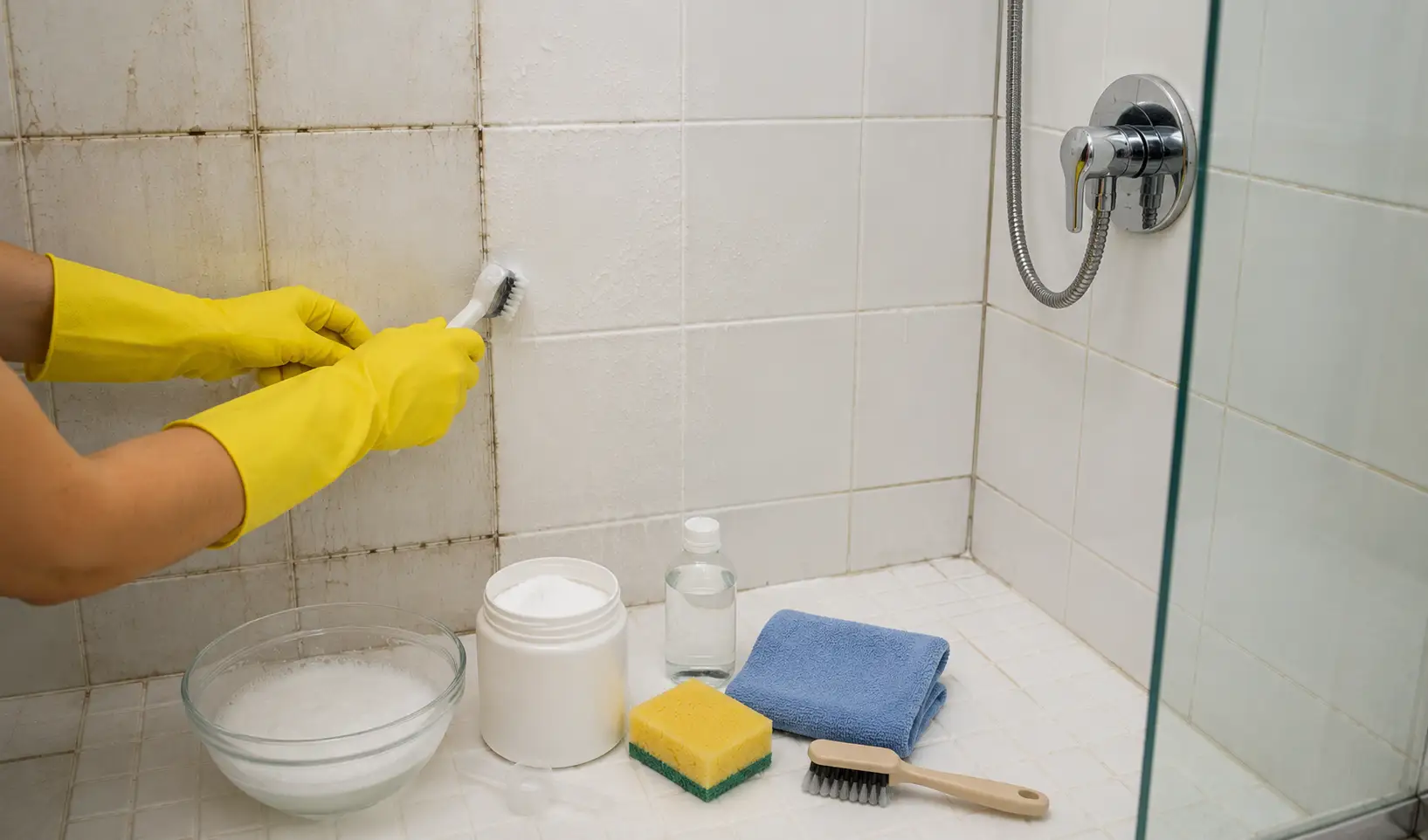 Technique 5 How to Clean Shower Tile Grout