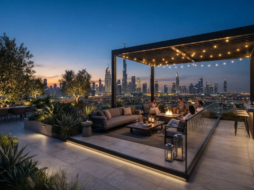 Terrace outdoor flooring in Dubai