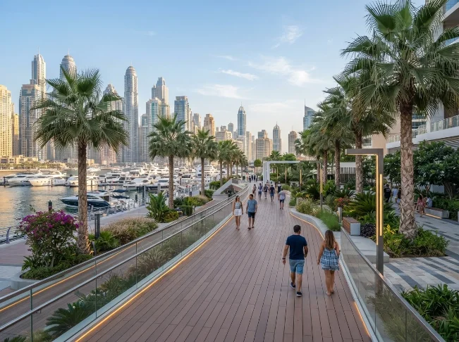 WPC Walkway Outdoor flooring dubai