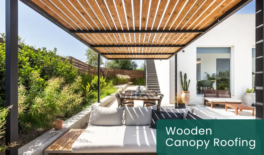 Wooden Canopy Roofing