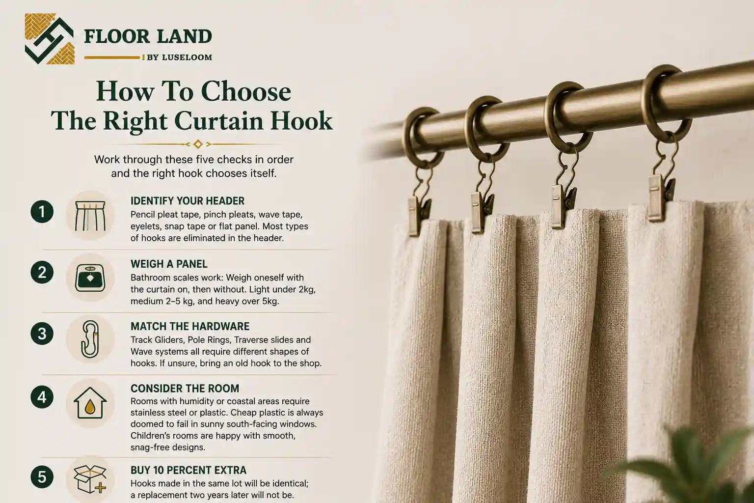 How To Choose The Right Curtain Hook