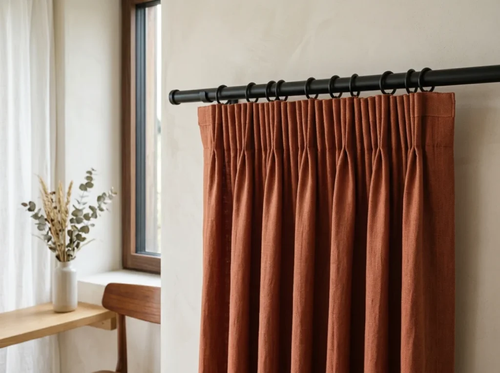 designer pencil pleat curtains dubai