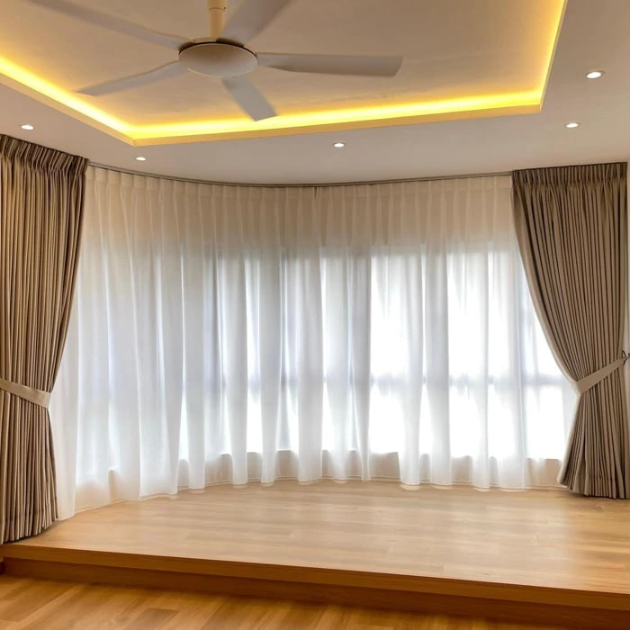 elegant blackout curtains by floorland dubai