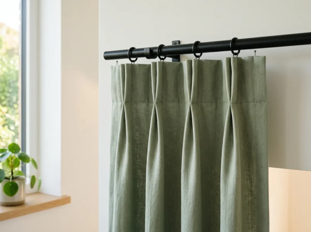 luxury pinch pleat curtains dubai