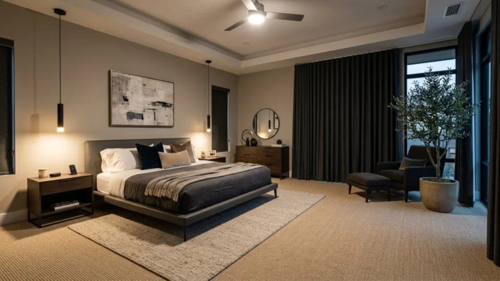 luxury sisal carpets in Bedroom