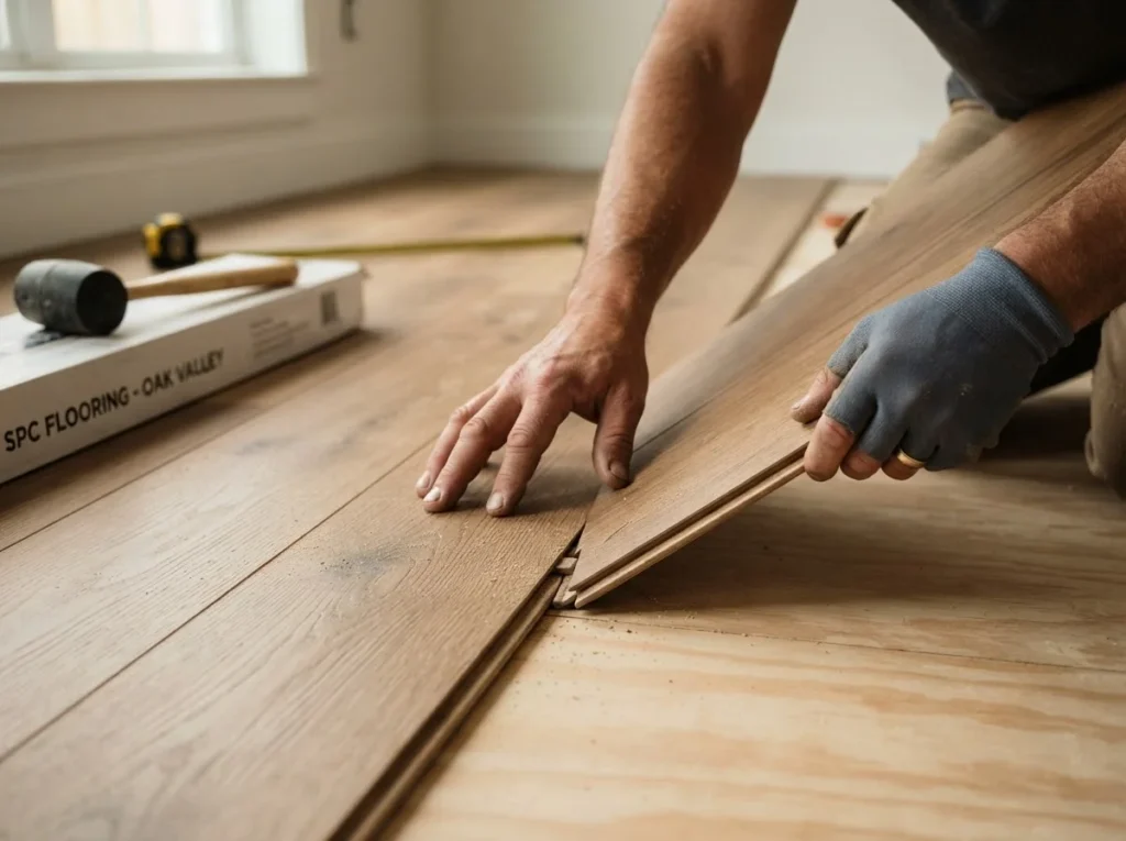 professional SPC flooring Installation Dubai