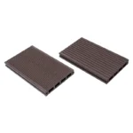 Dark Brown Hollow Square Lines
