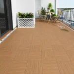 WPC Hollow Round Teak