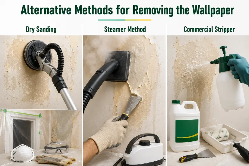 Alternative Methods for Removing the Wallpaper