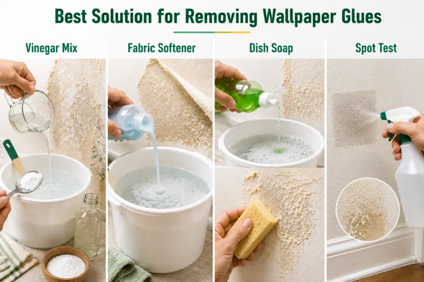 Best Solution for Removing Wallpaper Glues