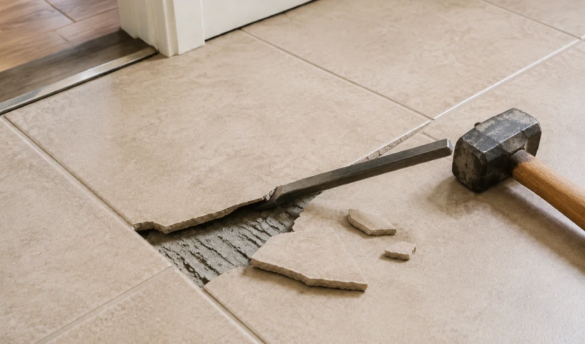 Break or Lift the First Tile