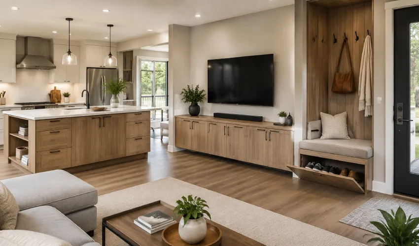 Built-Ins, Islands with Storage, and Hidden Storage Furniture