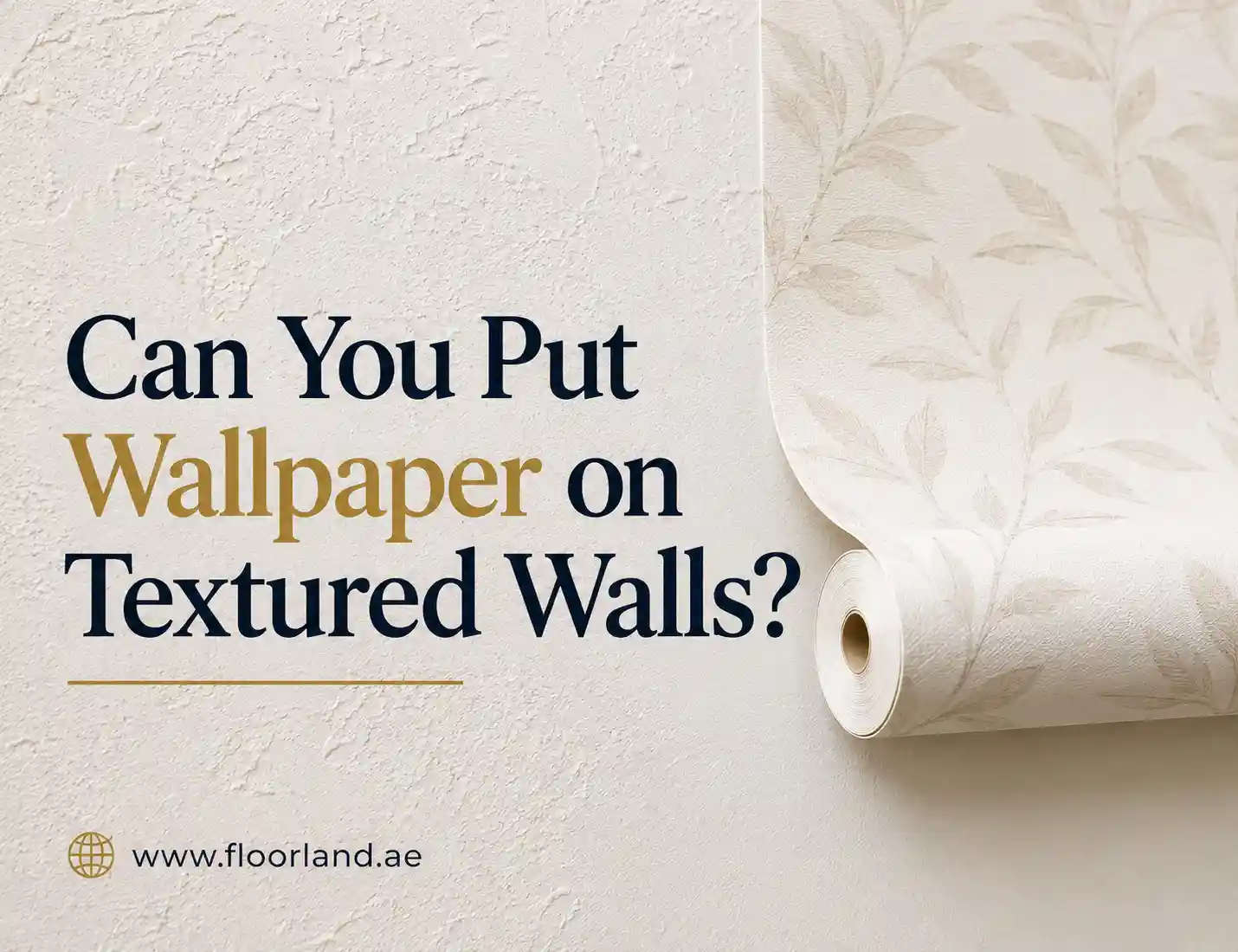 Can You Put Wallpaper on Textured Walls