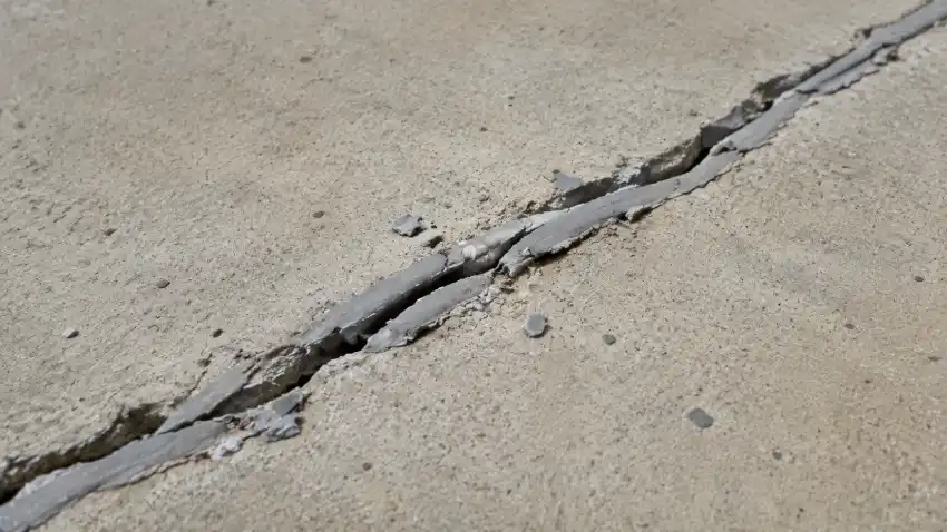 Caulk or Filler Over Moving Cracks