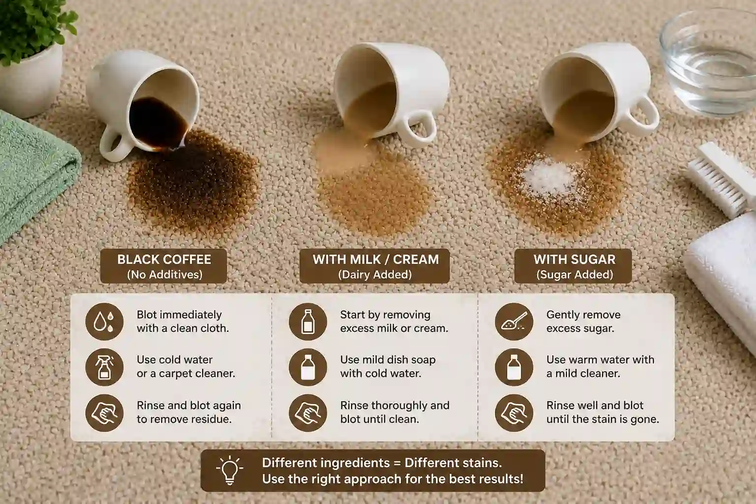 Coffee With Milk, Cream, or Sugar Needs a Different Approach