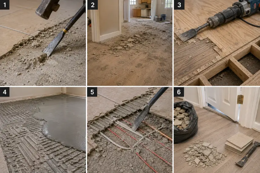 Common Mistakes to Avoid While Removing the Tiles