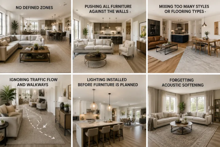 Common Open Floor Plan Mistakes and How to Fix Them