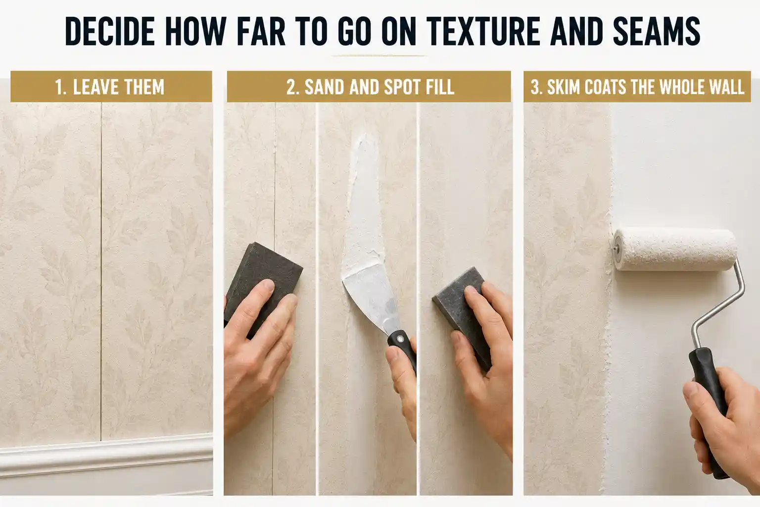 Decide How Far to Go on Texture and Seams