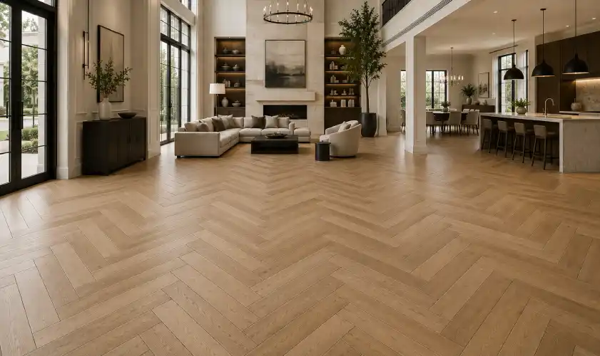 Double Herringbone Floor Tile Pattern